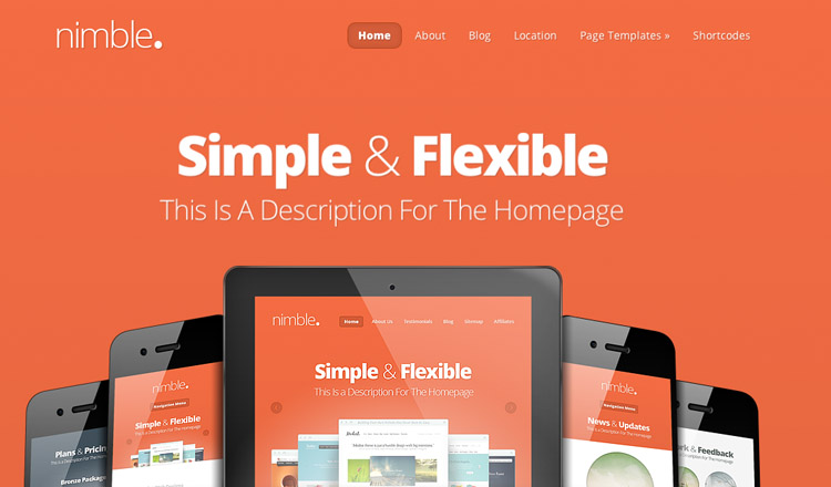 Nimble WordPress Theme Nimble - Best Responsive WordPress Theme 2021
