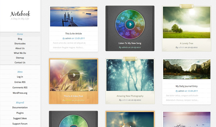 Notebook WordPress Theme Notebook - Best Photography WordPress Theme 2021