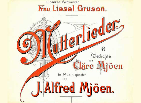 Sheet music typography